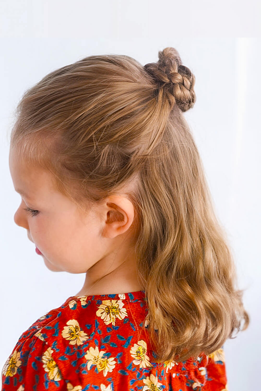 Adorable cute hairstyle for a girl