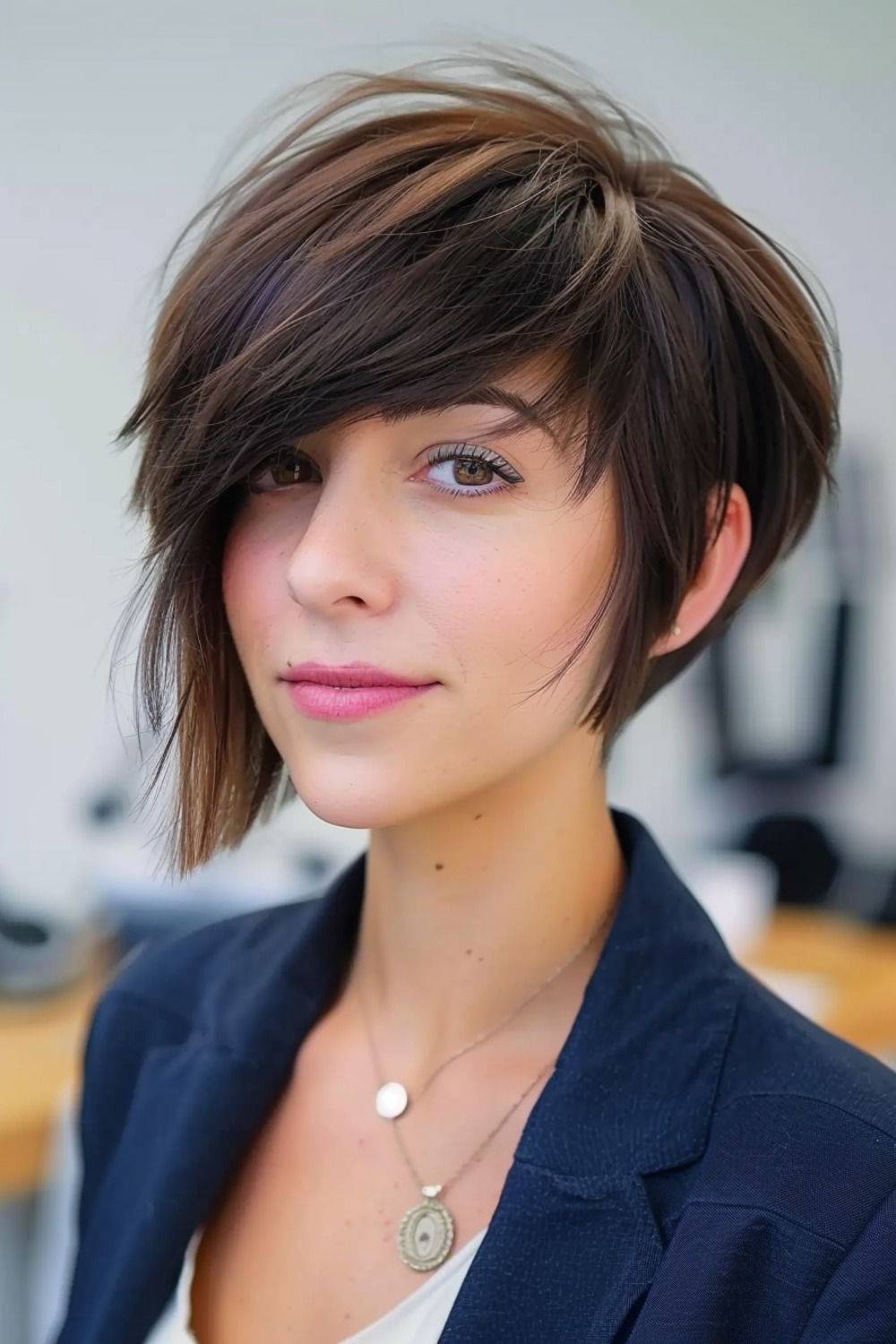 Asymmetrical pixie bob