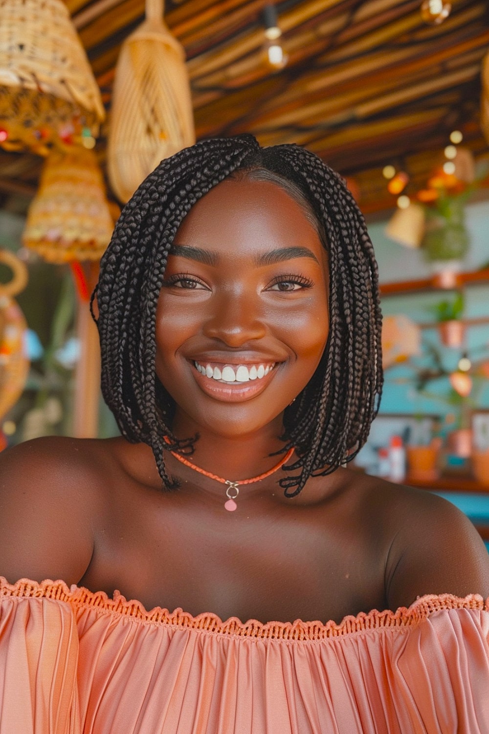 Cute hairstyle for Black women