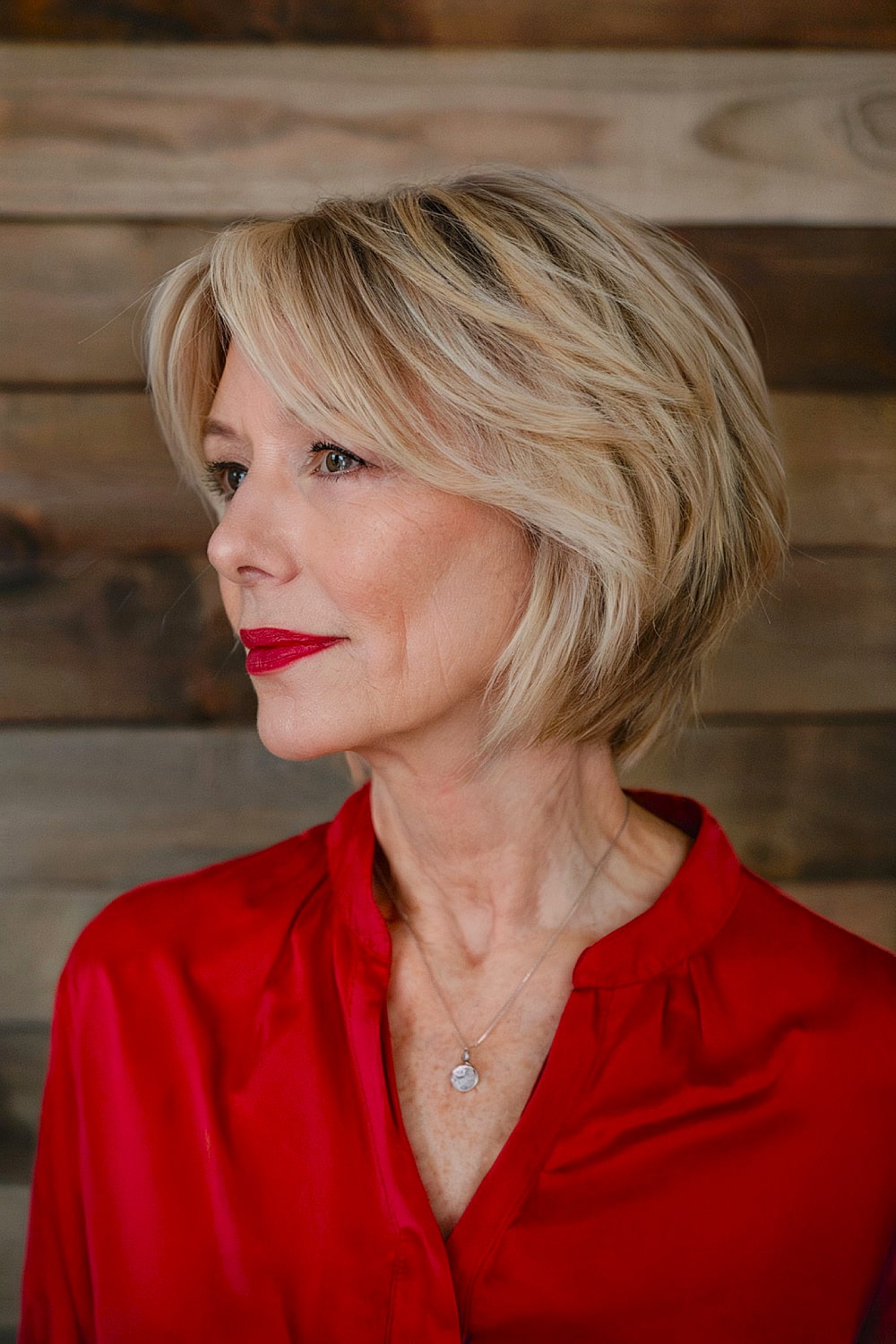 Bob hairstyle for older women over 60