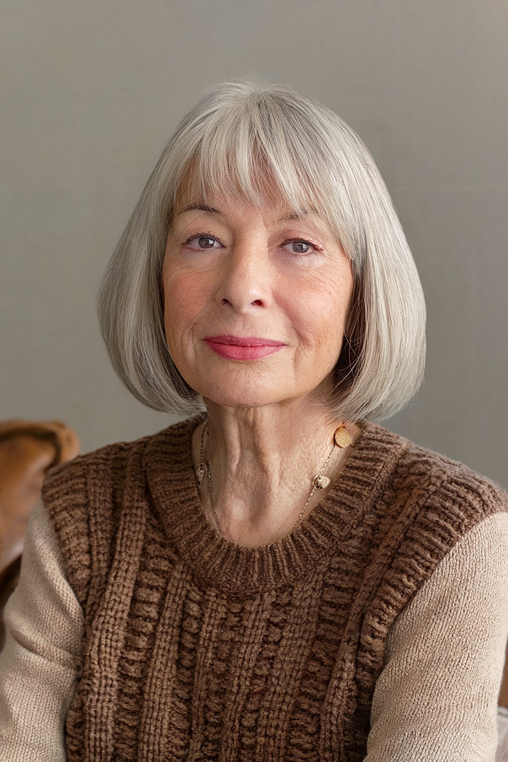 Bob cut for older women over 70