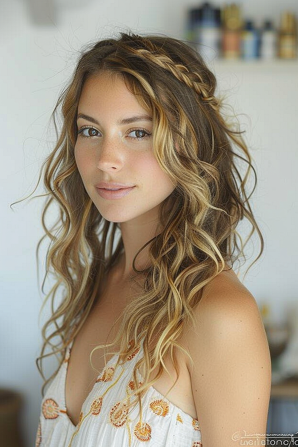 Boho waves with micro braids