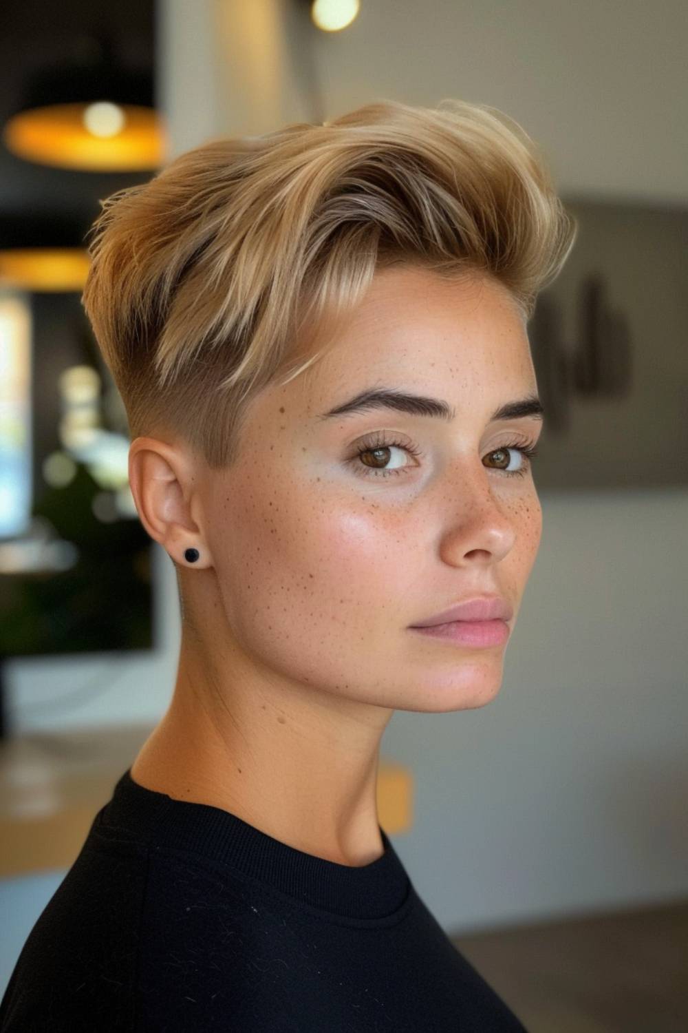 Bold pixie undercut