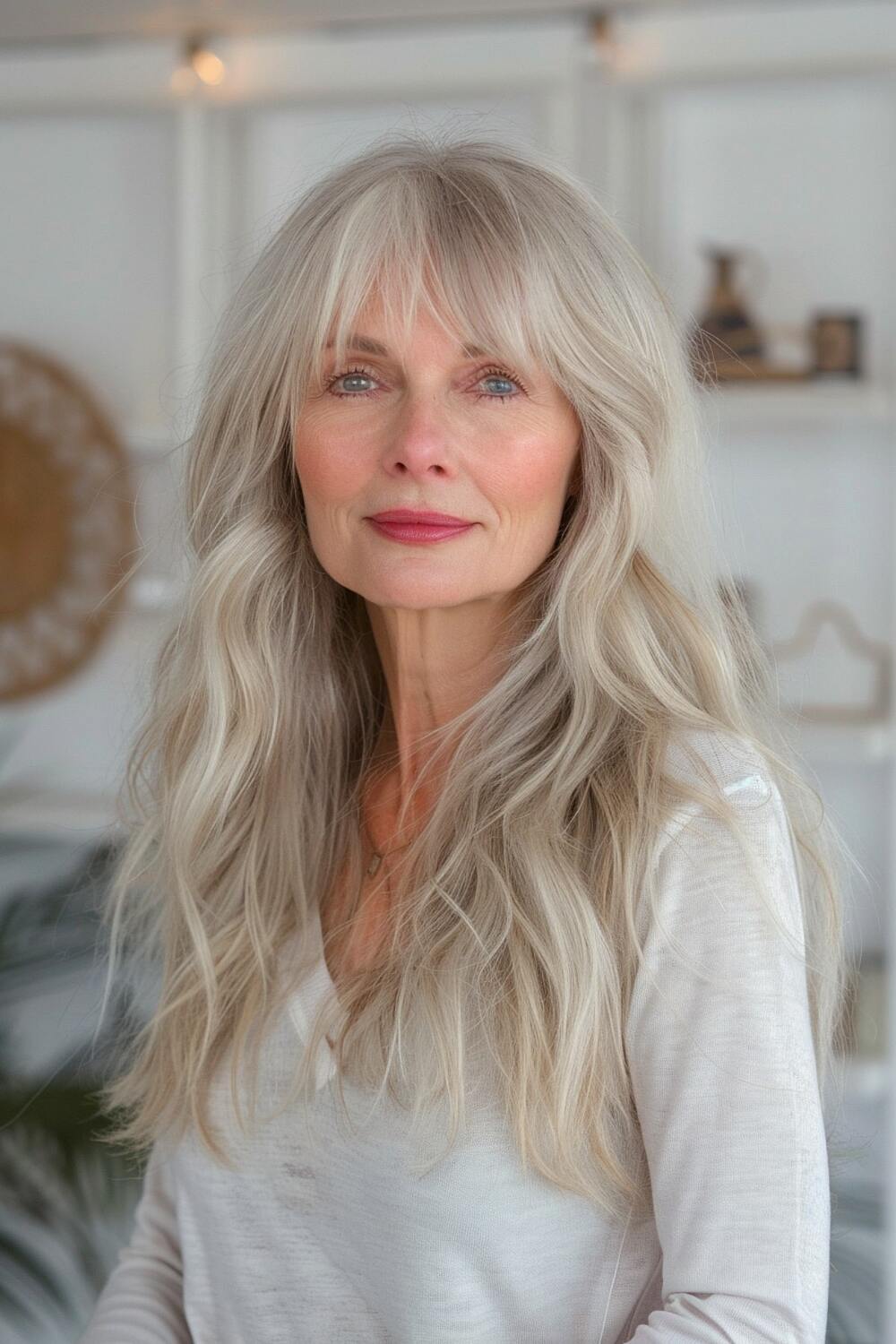 Long hairstyles for woman over 60