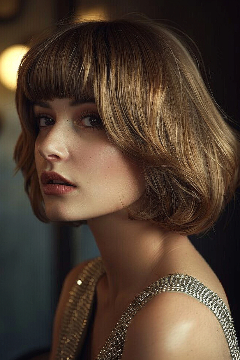 Classic pageboy with modern bangs