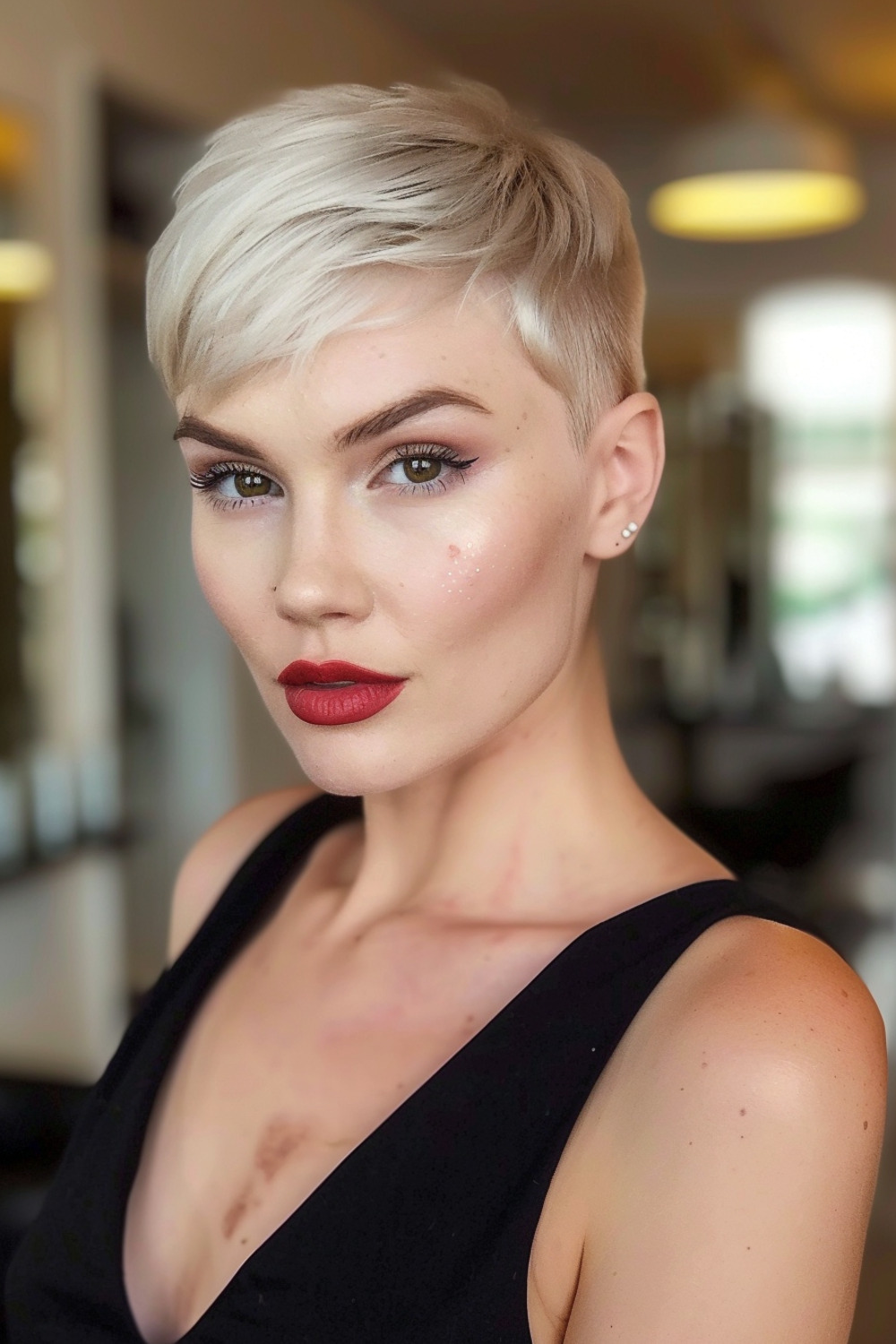 Classic short pixie with soft layers