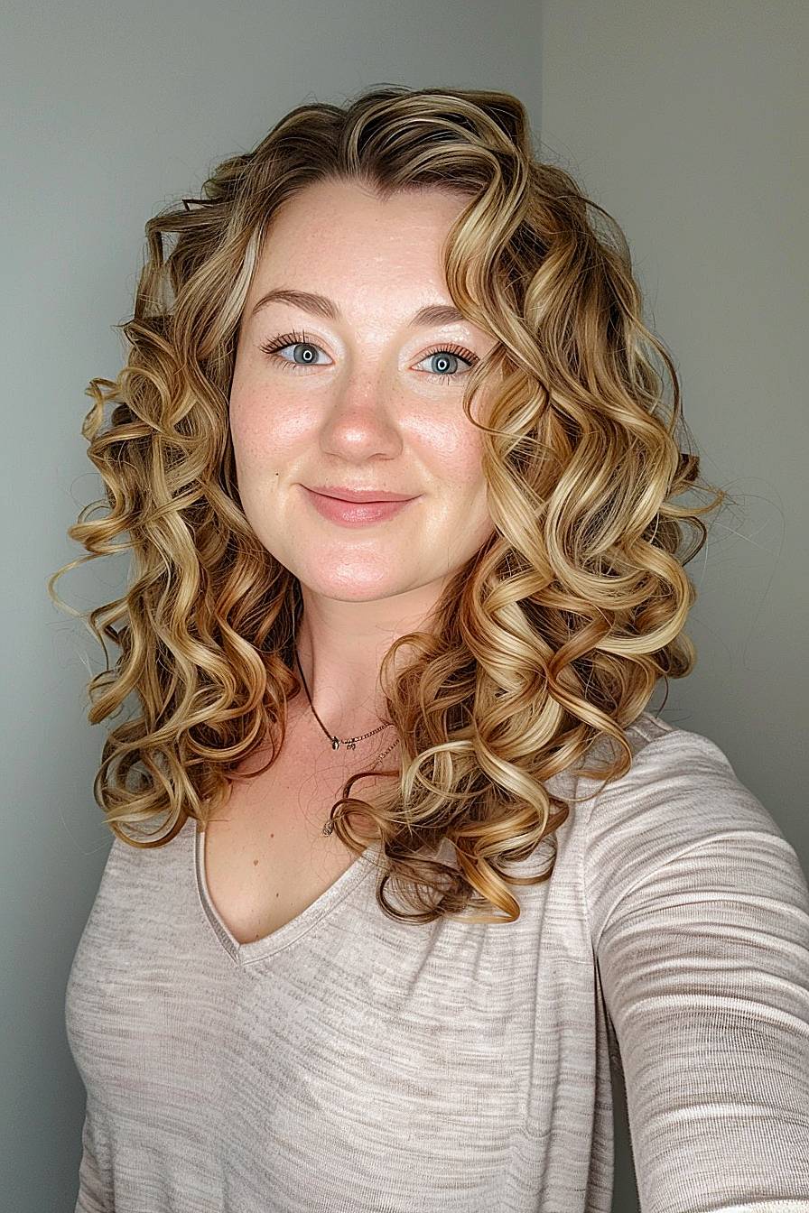 Cutest medium length curly hairstyles for women