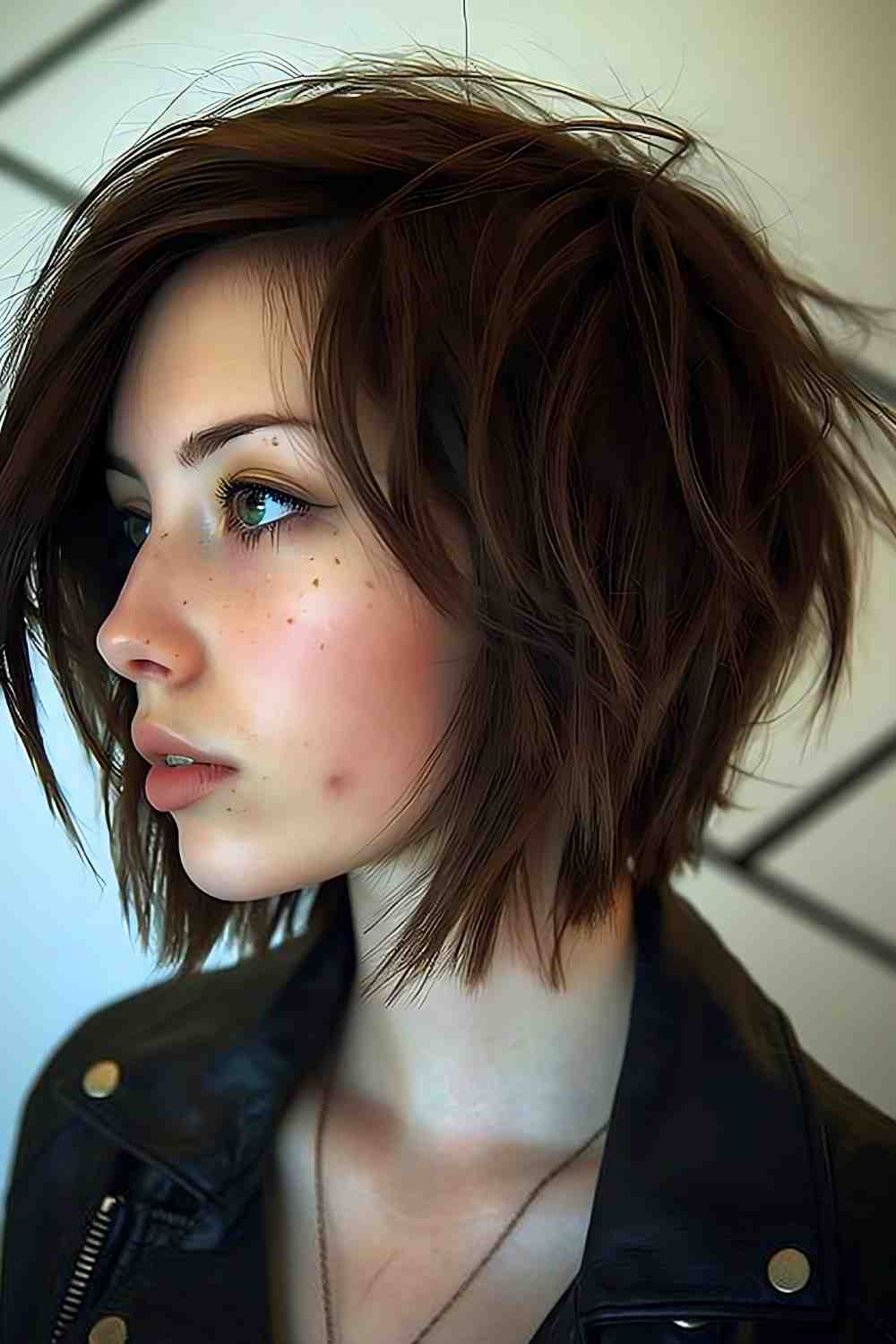 Edgy Blunt Bob with Razor Ends