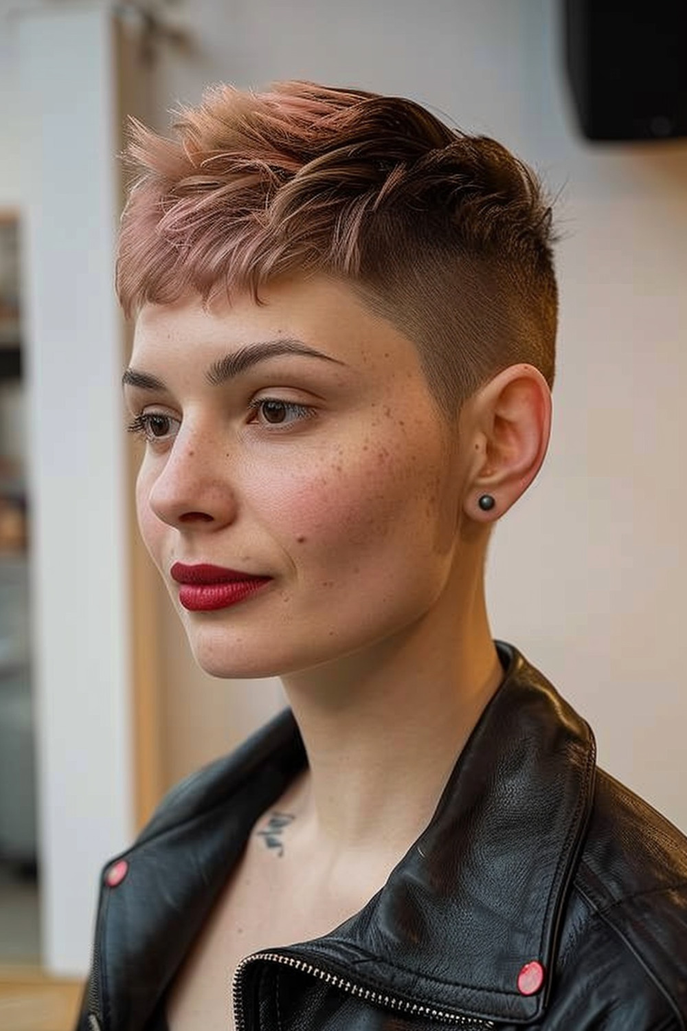 Edgy pixie with undercut