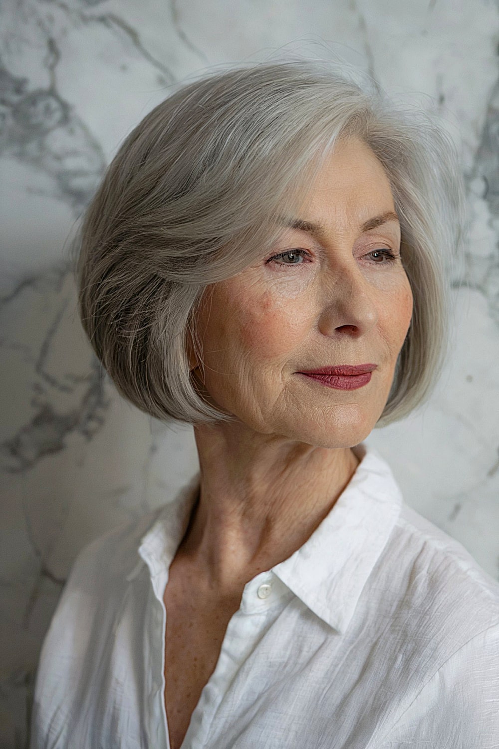 Grey Hair for Women Over 70