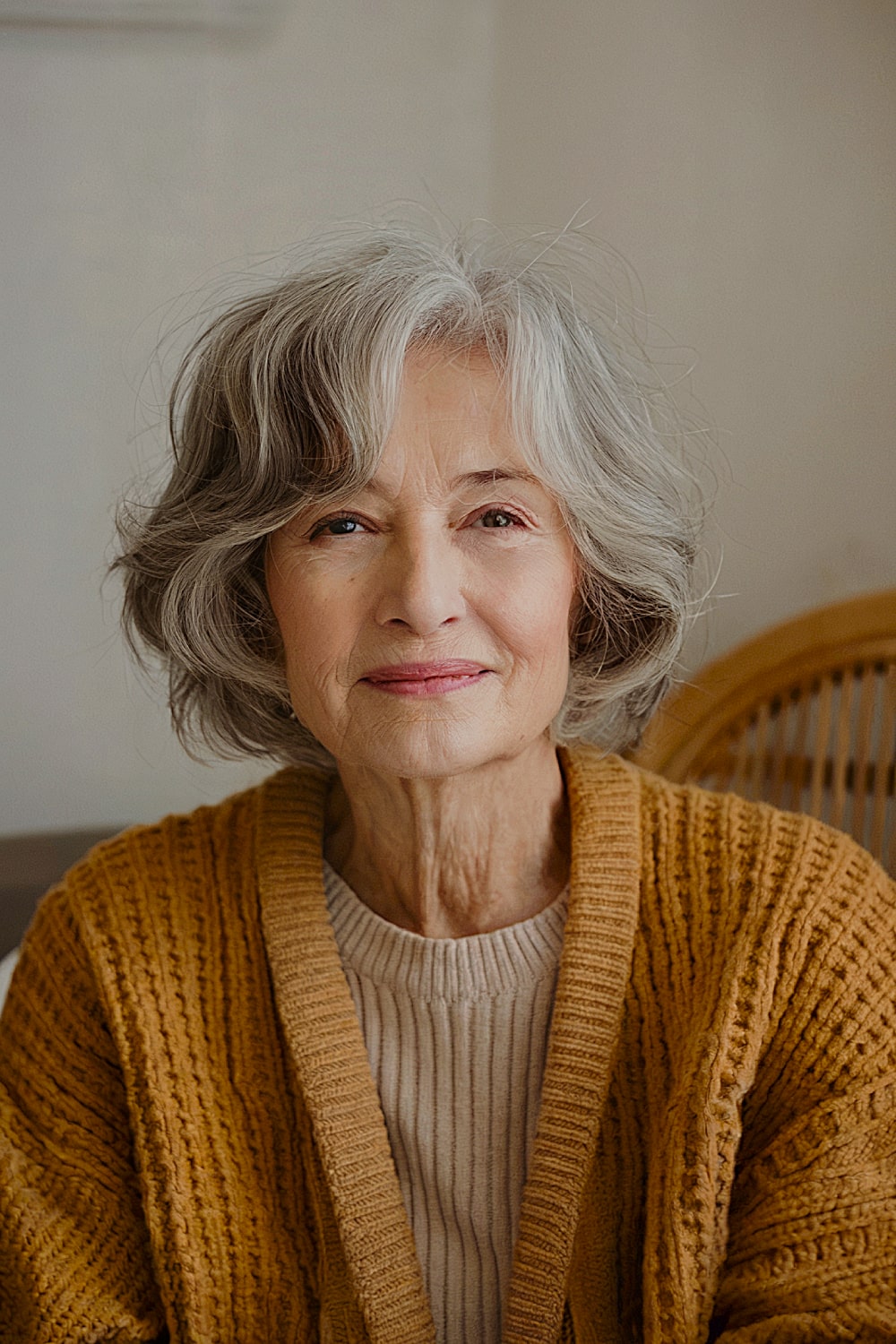 Cut for Women Over 70 with Thinning Hair