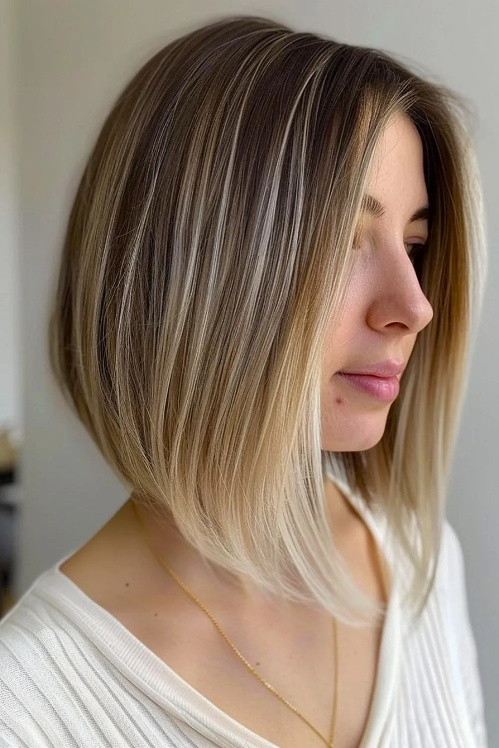 Inverted bob hairstyle