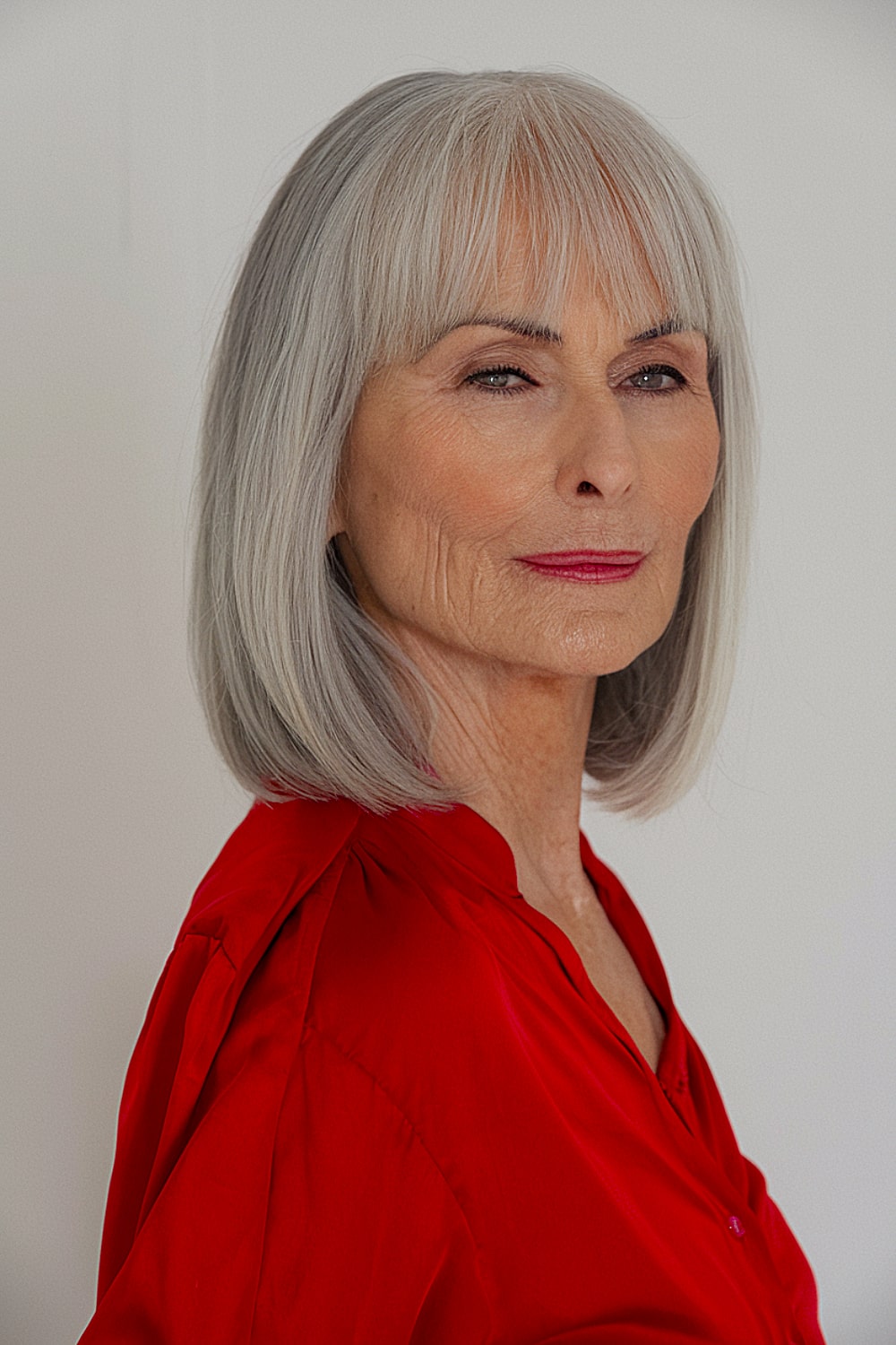 Long Bob for Women Over 70