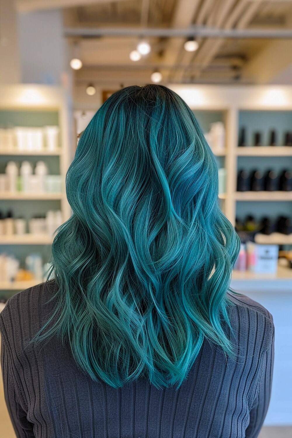 Mermaid hair dye idea