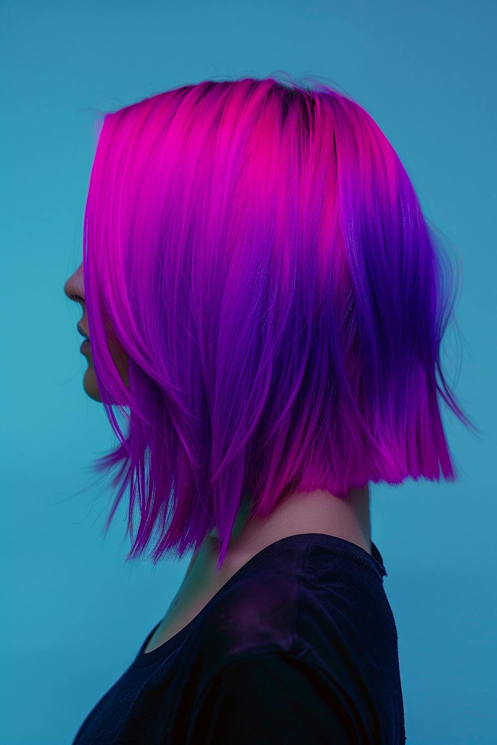 Neonberry hair color