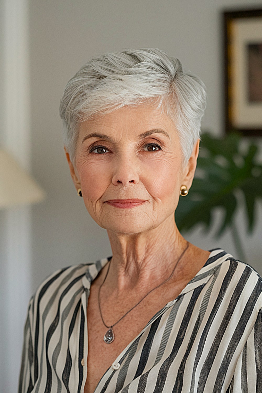 Pixie Cut for Over 70 with Thin Hair