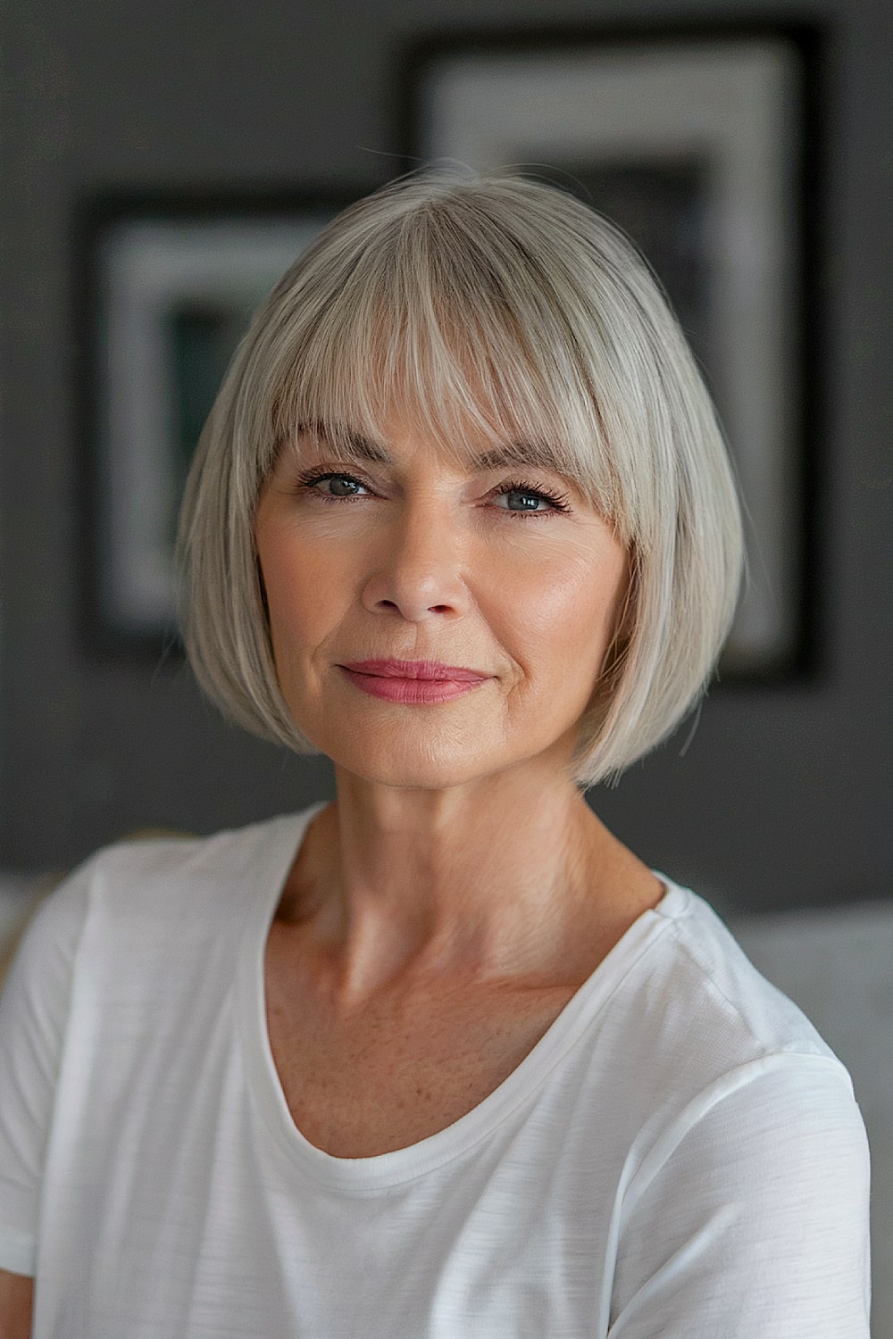 Short bob for older women over 50