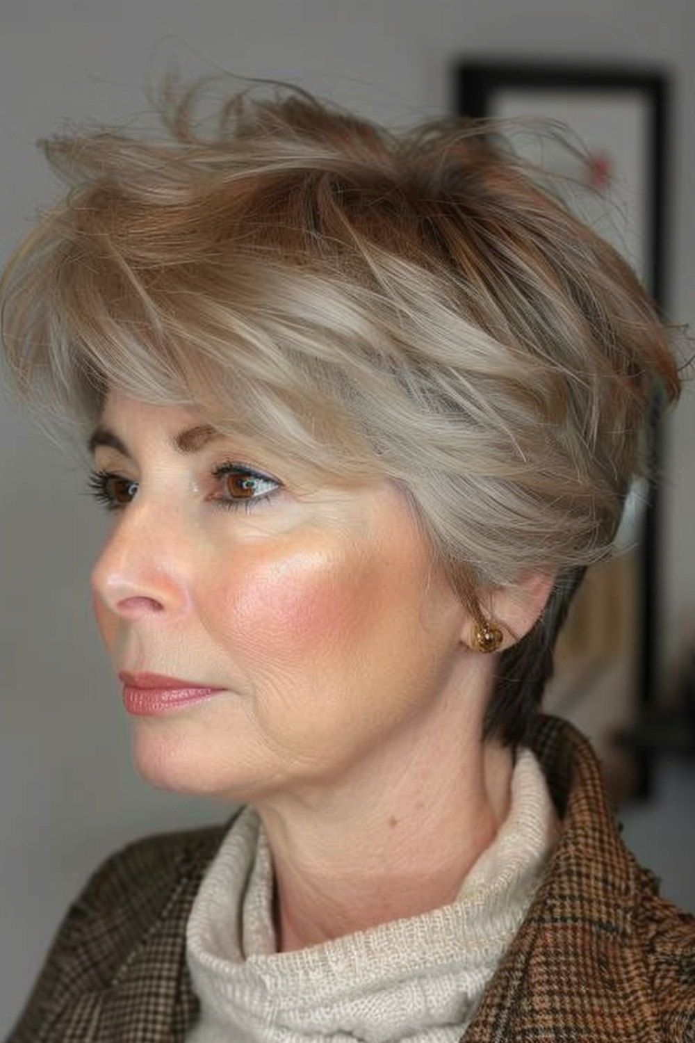 Soft layered lixie for women over 50