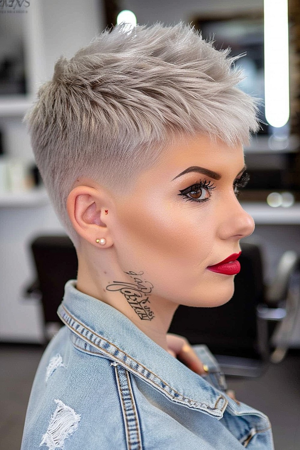 Sleek tapered cut with subtle highlights and precise tapering