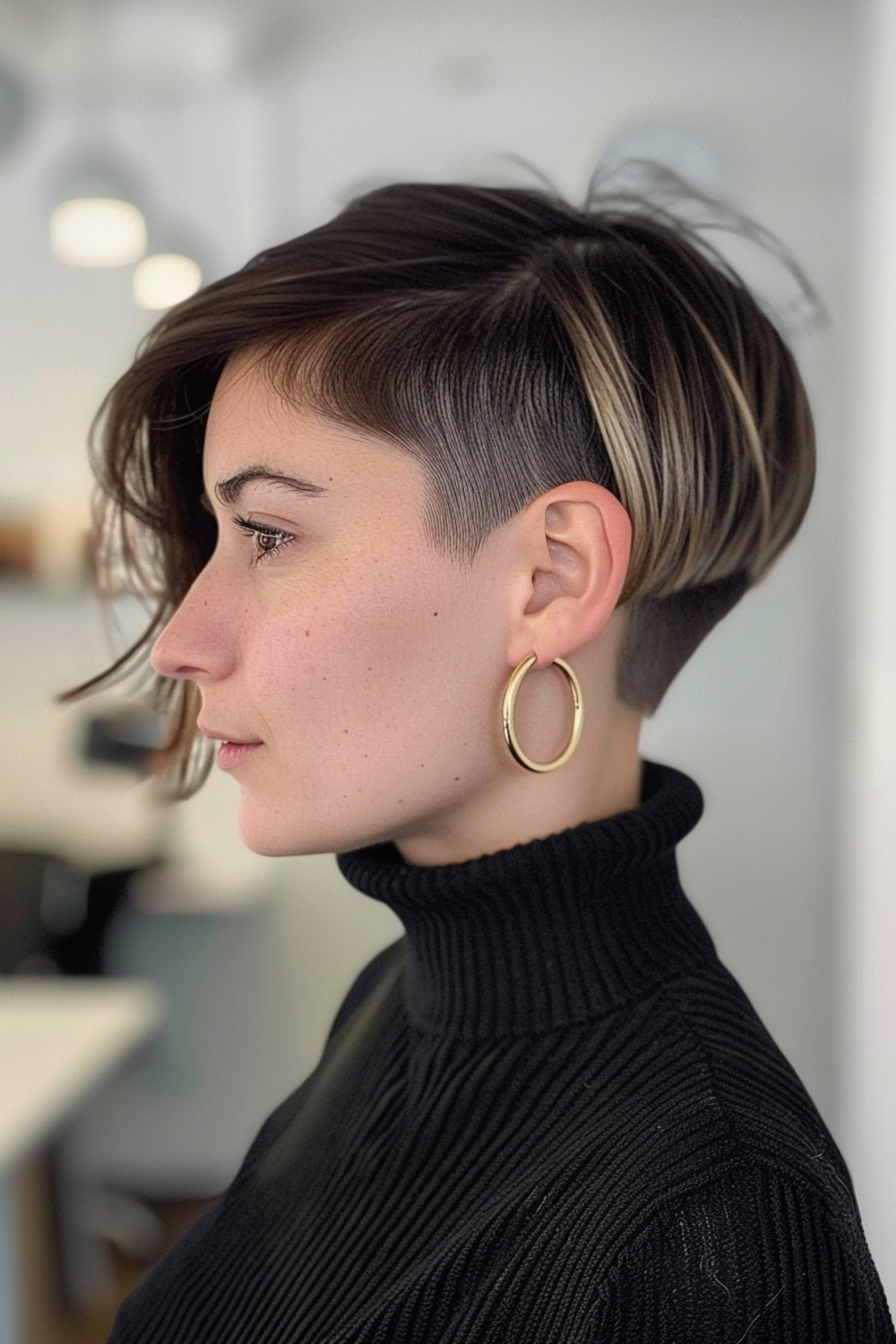 Undercut pixie bob