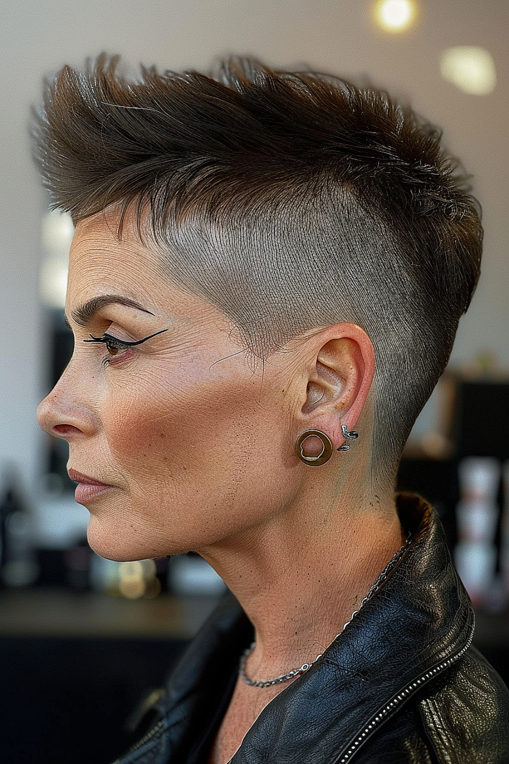 Undercut pixie for edgy volume